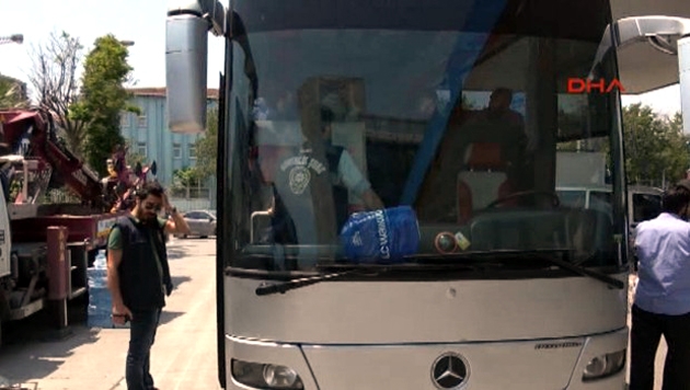 Bağcılar'da polisi alarma geçiren otobüs...