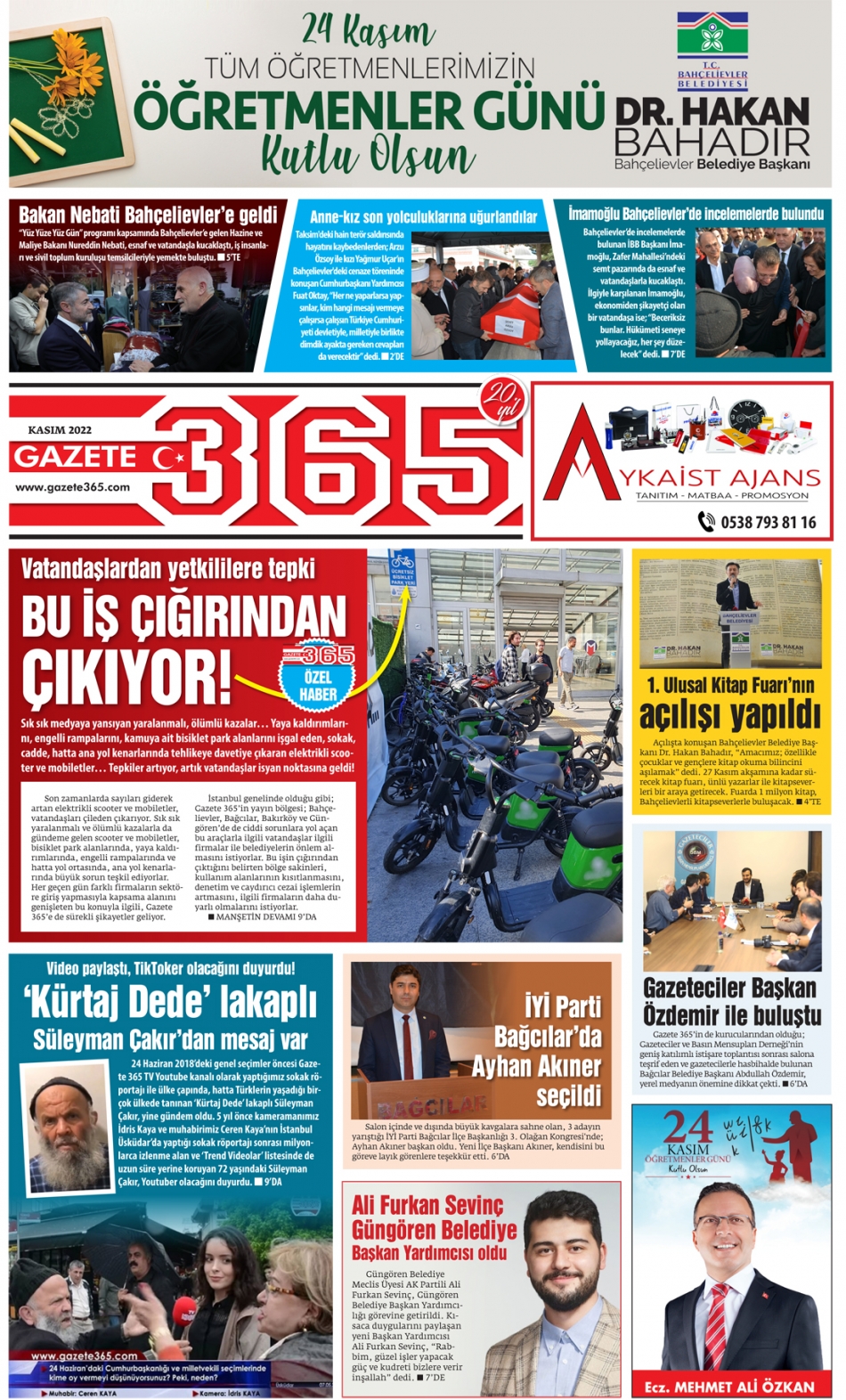 Gazete 365 Kasım 2022