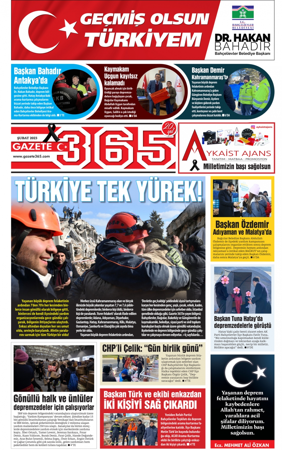 Gazete 365 Şubat 2023