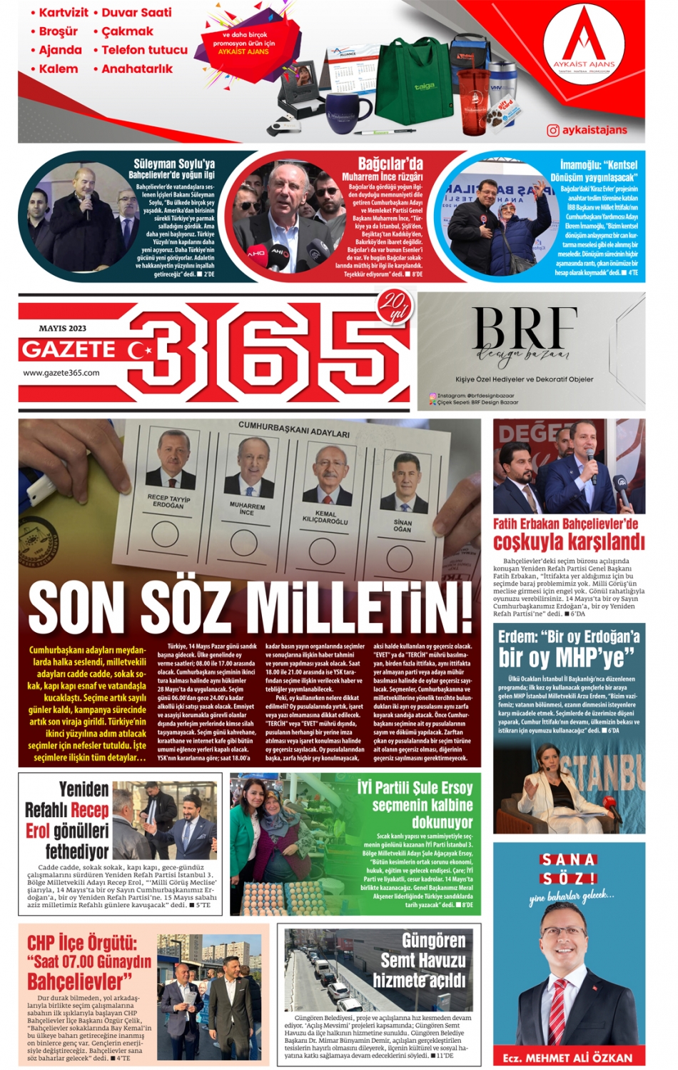 Gazete 365 Mayıs 2023