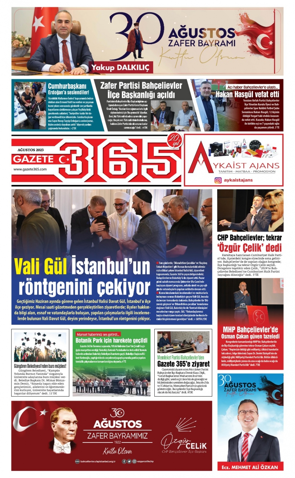 Gazete 365 Ağustos 2023