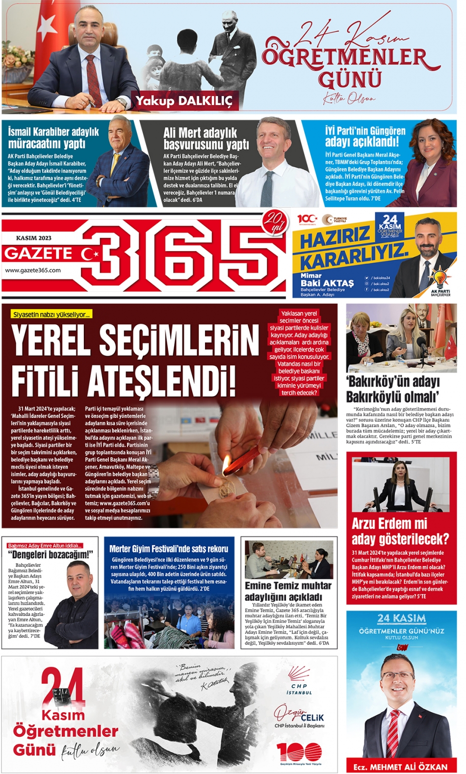Gazete 365 Kasım 2023