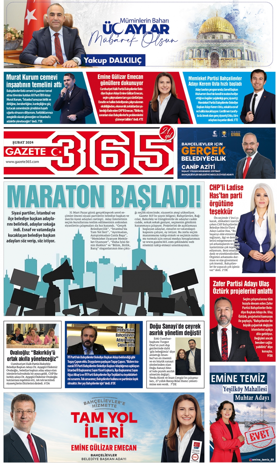 Gazete 365 Şubat 2024