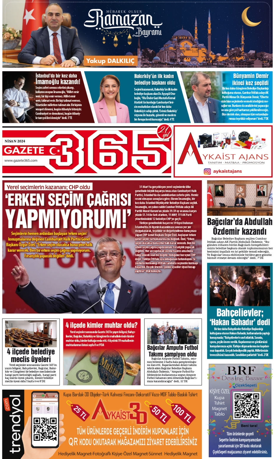 Gazete 365 Nisan 2024