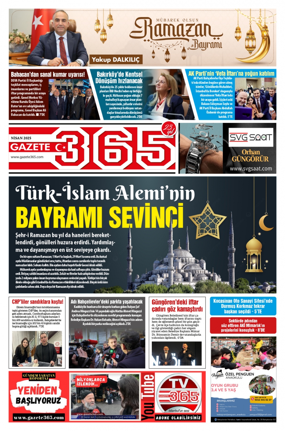 Gazete 365 Nisan 2025