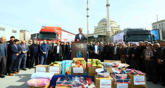 Bayır-Bucak Türkmenleri için 2 TIR yardım malzemesi yola çıktı