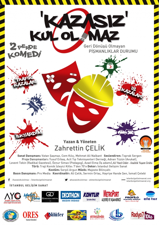 Bir ilk: Tiyatroda seyircilere emniyet kemeri…