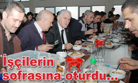 Süleyman Çelebi Kale Kilit çalışanlarıyla bir araya geldi