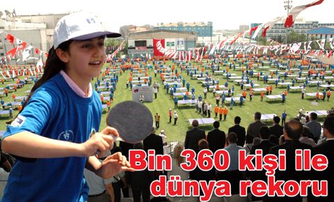 Bahçelievler’de Bin 360 kişi ile dünya rekoru…