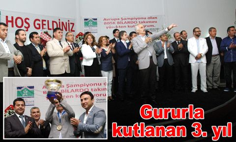Spor camiası BBSK’nın 3. yıl yemeğinde buluştu