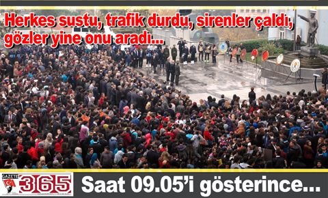 Atatürk vefatının 77.yılında törenlerle anıldı