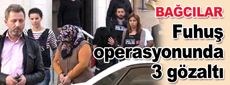 Fuhuş operasyonunda 3 gözaltı