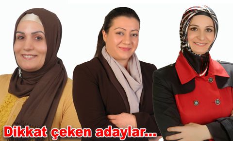 Kadın muhtar adayları dikkat çekiyor