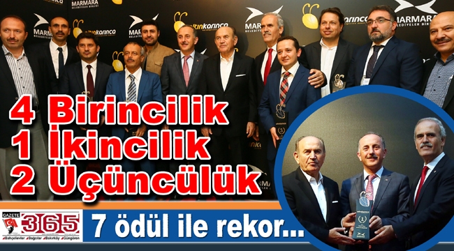 Bağcılar Belediyesi 7 ödül ile rekor kırdı