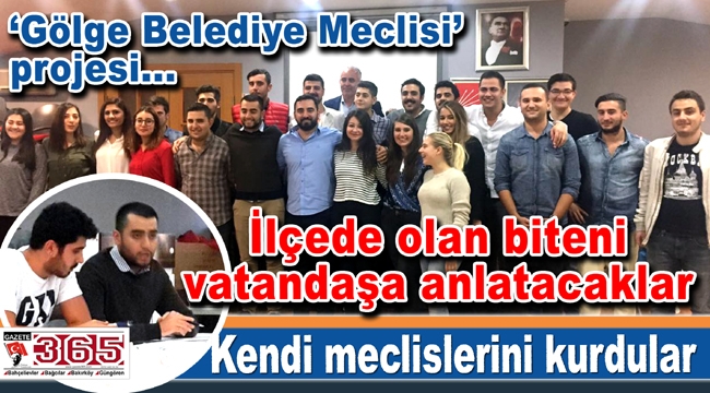 CHP’li gençlerden ses getirecek ‘Gölge Belediye Meclisi’ projesi...