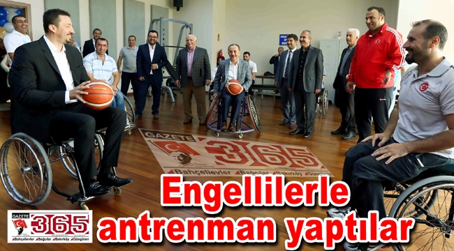 Hidayet Türkoğlu Paralimpik Spor Salonu’nun açılışını yaptı