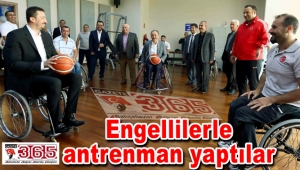 Hidayet Türkoğlu Paralimpik Spor Salonu’nun açılışını yaptı