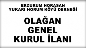 OLAĞAN GENEL KURUL İLANI 