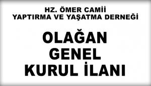 OLAĞAN GENEL KURUL İLANI