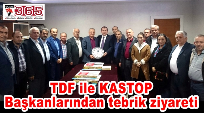 Selami Aykut'a TDF ile KASTOP Başkanlarından tebrik ziyareti…