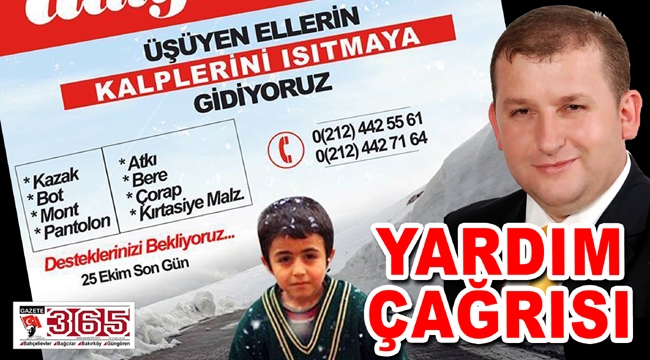 Selami Aykut; Üşüyen ellerin kalplerini ısıtmak için destek bekliyoruz