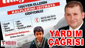 Selami Aykut; Üşüyen ellerin kalplerini ısıtmak için destek bekliyoruz