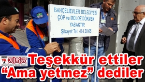 Vatandaşlar belediyeye teşekkür etti, devamını istedi