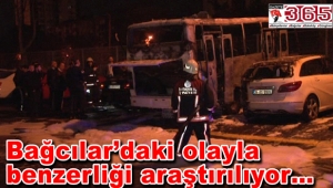  Bakırköy’de park halinde bulunan 3 araç yandı