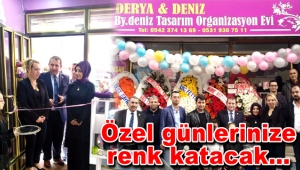 By Deniz Tasarım ve Organizasyon kapılarını açtı