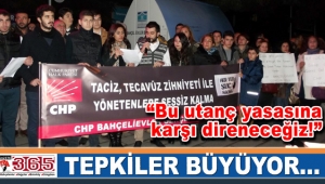 CHP’li gençlerden ‘Cinsel İstismar’ konusundaki yasa düzenlemesine tepki…