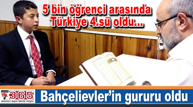 Halil İbrahim Yiğit Bahçelievler’in gururu oldu