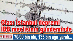 Olası İstanbul depremi İBB meclisinin gündeminde