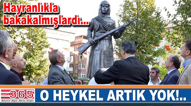 Bahçelievler’deki Nene Hatun heykeli çalındı