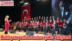 Bahçelievler Öğretmenevi Korosu'ndan Türk sanat müziği ziyafeti…