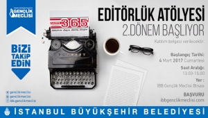 İBB Gençlik Meclisi Editörlük Atölyesi’nde 2.dönem başlıyor