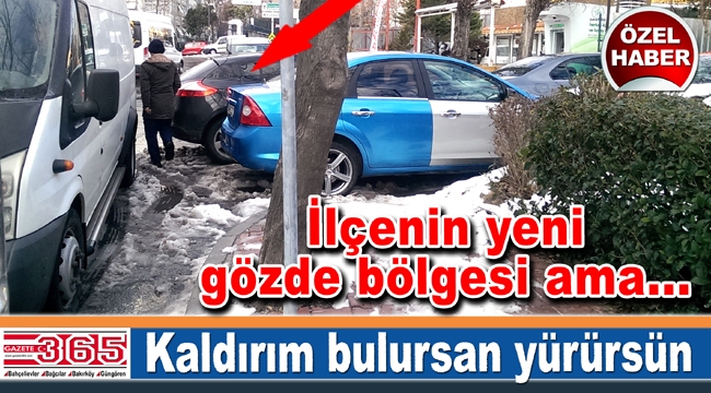 İlçenin yeni gözde bölgesi kaderine terk edilmiş...