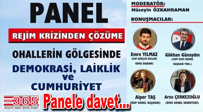 OHAL, Demokrasi, Laiklik ve Cumhuriyet tartışılacak…