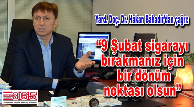 Yeşilay Bahçelievler Şube Başkanı Yard. Doç. Dr. Hakan Bahadır'dan çağrı...