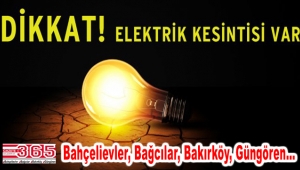 4 ilçede 3 gün elektrik kesintileri yaşanacak