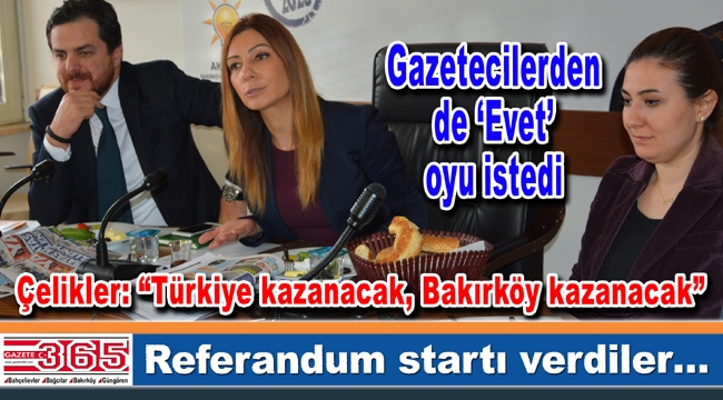 AK Parti Bakırköy yerel medya ile bir araya geldi
