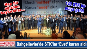 Bahçelievler'deki 140 STK referandumda 'Evet' diyecek