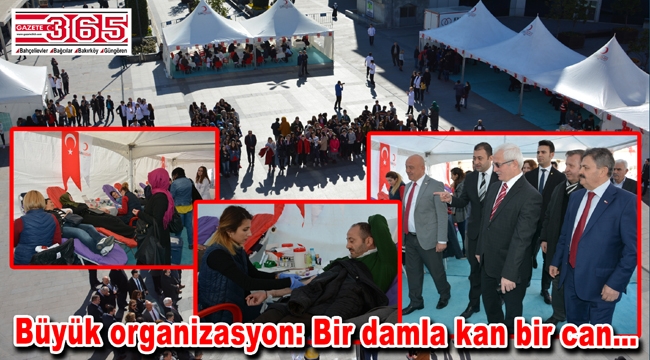 Bahçelievler'de büyük kan bağışı kampanyası başlatıldı