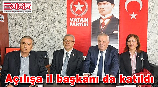 Vatan Partisi Güngören İlçe Başkanlığı törenle açıldı