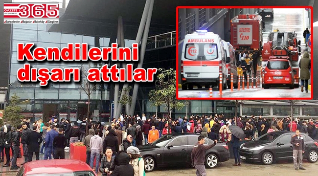 Bağcılar'daki AVM'de yangın paniği…