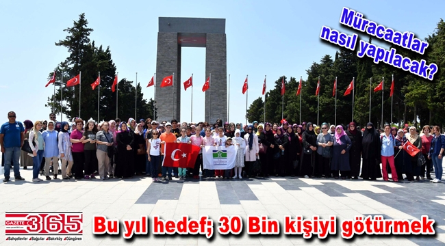 Bahçelievler'den 'Şehitler Diyarı'na yolcuklar başladı…