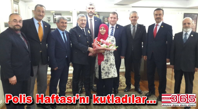 İstanbul muhtarları İl Emniyet Müdürü Çalışkan'ı ziyaret etti