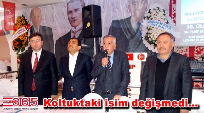 MHP İlçe Başkanı Fuat Gül güven tazeledi