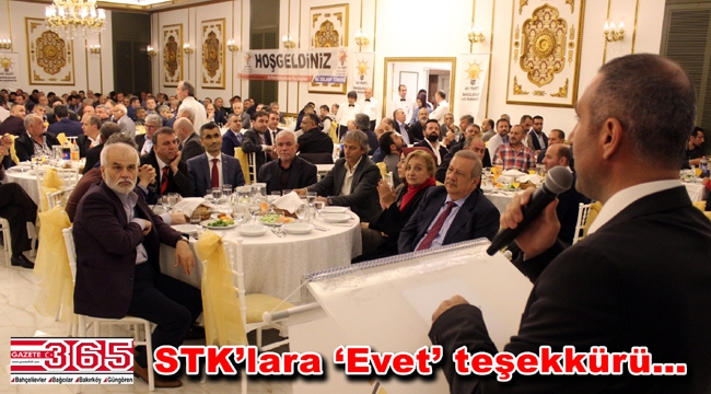 AK Parti Bahçelievler'den STK'lara teşekkür yemeği