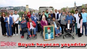 Bağcılarlı engellilerden 'Payitaht Abdülhamid' dizi setine ziyaret…