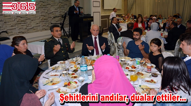 Bahçelievler Kaymakamlığı şehit yakınları ve gazilerle iftarda buluştu